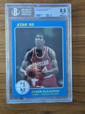 Hakeem Olajuwon 1984-85 Star Court Kings #47 5x7 BGS 8.5
