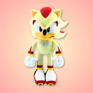 Sonic The Hedgehog Super Shadow Plush 12" White Red TV Character Series - Picture 1 of 2