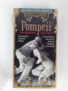 Ancient Mysteries Pompeii Buried Alive VHS 1995 Leonard Nimoy - Picture 1 of 2