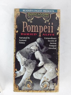 Ancient Mysteries Pompeii Buried Alive VHS 1995 Leonard Nimoy - Image 1 of 2
