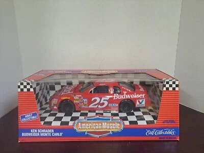 1995 American Muscle Ertl Collectibles Ken Schrader #25 Budweiser Montecarlo... - Image 1 of 4