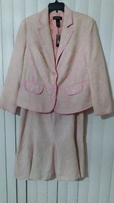 Traje Falda Rosa Layne Bryant Talla 14 Talla Grande Boda Invitado Formal Iglesia Regalo Foto 1 de 4