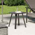 Sun Lounger Sunbed Garden Table Recliner Chair Day Bed Grey Poly Rattan vidaXL