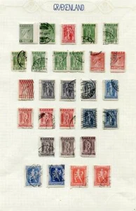 Greece 1886/30 Accumulation Mostly used on 6 pages 3939 - Picture 1 of 6