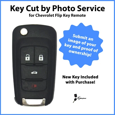 -按照片切割-服务适用于全新雪佛兰翻盖钥匙遥控器 Fob OHT01060512 — 第 1/4 张图片