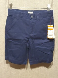 Cat & Jack School Uniform Boy’s Chino Shorts Navy Blue Size 8 New With Tags - Picture 1 of 4