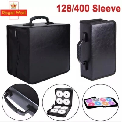 400/128-DISC Capacity DVD CD Holder Album Storage Case Folder Wallet Carry Bag- - Image 1 of 4