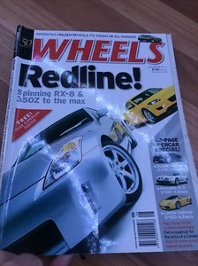 WHEELS Car magazine AUG 2003 VEYRON SLR GALLARDO 575M RX8 350Z CLS 460 Z4 G220 - Picture 1 of 3