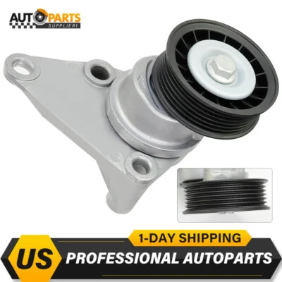 Belt Tensioner w/ Pulley For Cadillac GMC Savana 1500 6.0L 5.3L 38158 12609719 - Imagem 1 de 4