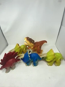Jurassic Park Junior Play Skool Lot T Red, Triceratops, Stegosaurus - Picture 1 of 8