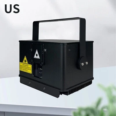 3W Full-color Animation Laser Projector DJ Light ILDA Stage Laser Beam Light RGB - Image 1 of 4