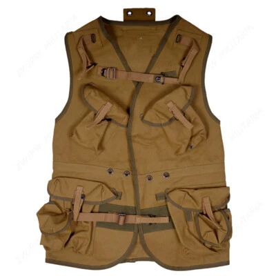 Réplica de chaleco táctico del ejército de Estados Unidos del Día D de la Segunda Guerra Mundial para fanáticos militares y disfraces de películas talla 3 Foto 1 de 4