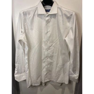 Tom James Dress Shirt Men's XL White - Executive Collection - Image 1 of 4