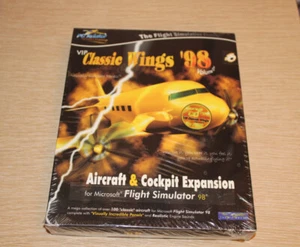VIP Classic Wings '98 PC-CD Rom, simulatore di espansione aereo e cabina di pilotaggio NUOVO SIGILLO - Foto 1 di 8