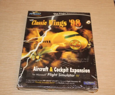 VIP Classic Wings '98 PC-CD Rom, Aircraft & Cockpit Expansion Simulator NEW SEAL - Image 1 of 4