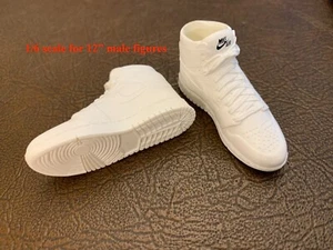 1/6 Shoes Sneakers White HOLLOW For 12" PHICEN Hot Toys WORLDBOX Male Figure - Picture 1 of 7