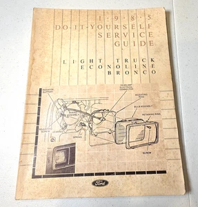 1985 Ford Light Truck Econoline Bronco Do It Yourself Service Guide Manual - Imagen 1 de 6