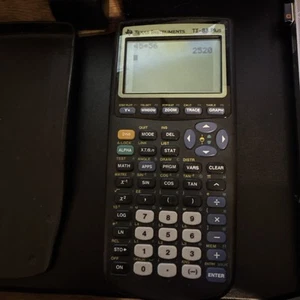 Texas Instruments TI-83 Plus Graphing Calculator W/ Cover - Tested & Working! - Picture 1 of 4