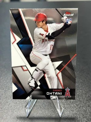 2018 Topps Finest SHOHEI OHTANI ROOKIE #100 RC Angels Dodgers MVP - Image 1 of 2