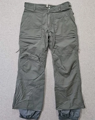 Pantalones de snowboard Burton para hombre 2XL Tactic 64 impermeables color gris verde Foto 1 de 4