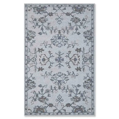 Hand Tufted Polyester Rug77% woollen yarn, providing a soft and luxurious feel u - Image 1 of 3