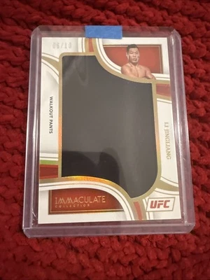 Li Jingliang 2023 Panini Immaculate UFC Walkout Pants Gold Relic /10 - Image 1 of 3