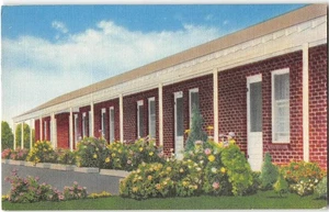 REST HAVEN MOTEL Roadside VERNAL Utah 1940s Linen Vintage Postcard - Picture 1 of 2