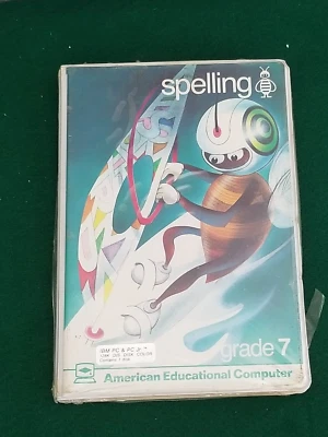 1984 IBM PC Jr XT AT Spelling Grade 7 software by American Educational Computer - Image 1 of 3