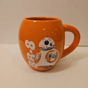Star Wars BB8 Oval Ceramic Mug Astromech Droid BB-8 Orange Coffee Cup - Picture 1 of 6