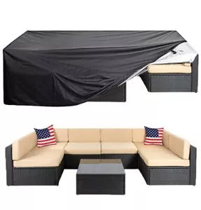 Patio Furniture Cover Waterproof Outdoor Sectional Covers for Table and Chair... - Picture 1 of 7