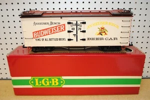 LGB 4070 Anheuser-Busch Budweiser Beer Reefer Car *G-Scale* - Picture 1 of 8