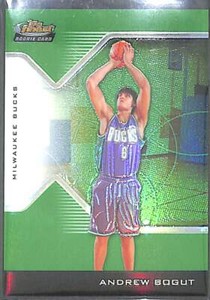 2005-06 Topps Finest Green Refractor Rookie #191 Andrew Bogut No 5 of 59