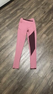 Gymshark leggings Pants Asymmetrical SZ XS Pink EUC - Bild 1 von 8