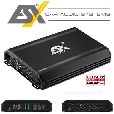 ESX SXE100.4 800 Watt 4-Kanal Verstärker Auto Endstufe Lautsprecher o. Subwoofer - Bild 1 von 2