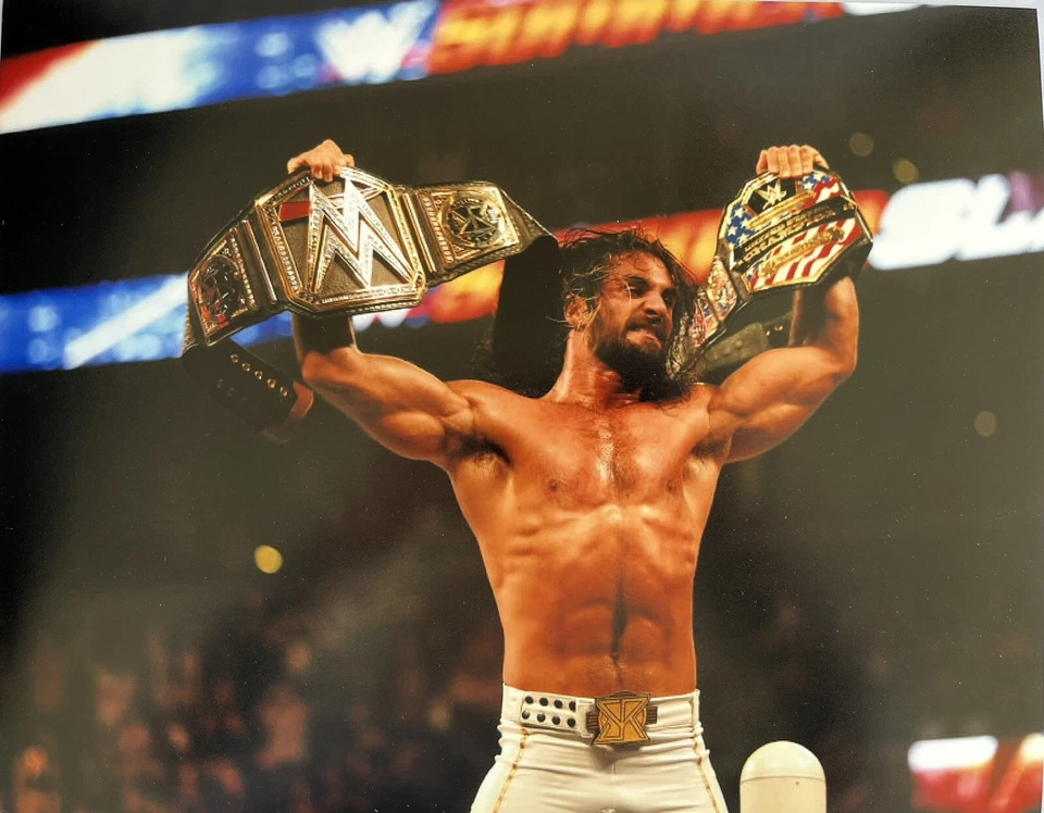 Póster impreso de Seth Rollins 11x14 foto lucha libre WWE WCW NWA AWA WWF Foto 1 de 1