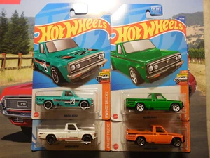 hot wheels mazda repu lot 4 pickup truck hot trucks jdm import lowrider free shp - Picture 1 of 10