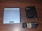 Nintendo Game Boy Advance GBA SP Pearl Blue AGS-101 + OEM Charger