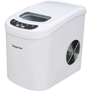 MAGIC CHEF Ice Machine 27 lbs per day Portable 9-1/2" x 12.9" x 14.1" MCIM22W - Picture 1 of 2