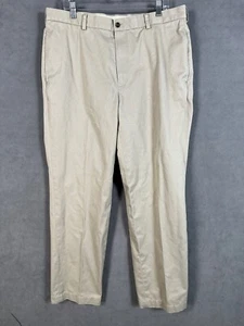 Brooks Brothers Pants 38X34 Tan Advantage Chino Stretch Clark Fit Mens - Picture 1 of 12
