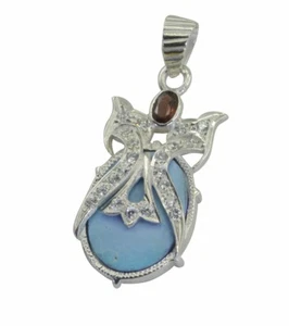 charming Turquoise 925 Sterling Silver Multi Pendant Natural jewelry US gift - Picture 1 of 1