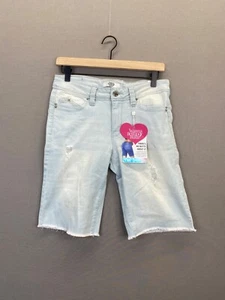 Wanna Betta Butt Damenshorts blau Denim mittelhoher Bund Bermuda neu mit Etikett Größe 5/27 - Bild 1 von 10