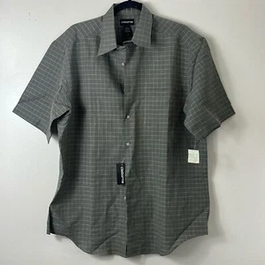 Clairborne short sleeve button up shirt men’s L NWT - Picture 1 of 8