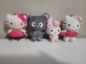 Sanrio Chococat Plush Bag Clip Keychain 4" Lot Hello Kitty Friends My Melody - Picture 1 of 11