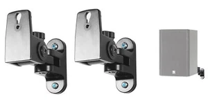 Pair Hidden Wall Swivel Brackets For Boston Acoustics CS23 Bookshelf Speakers - Picture 1 of 9