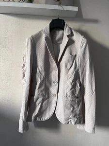 Circolo 1901 Ladies Slim Fit Jacket Cotton Blazer  - Beige - sz S - Picture 1 of 6