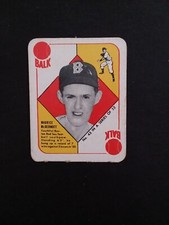 1951 topps red back Maurice McDermott card no. 43