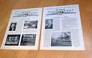 2-1962 HORWATH & HORWATH NEWSLETTERS - "THE HORWATH ACCOUNTANT" - Picture 1 of 10