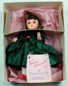 MUÑECA MADAME ALEXANDER SAKS ESPECIAL 86S ALEGRÍA DE NAVIDAD 1994 - Imagen 1 de 6