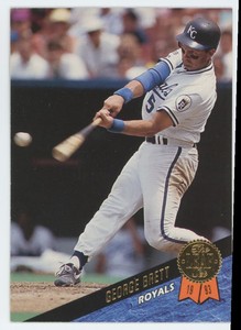 1993 LEAF GEORGE BRETT KANSAS CITY ROYALS #146