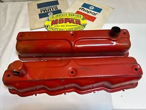 Poly 318 Valve Covers Rocker Covers Dodge Chrysler Plymouth Mopar - Picture 1 of 15